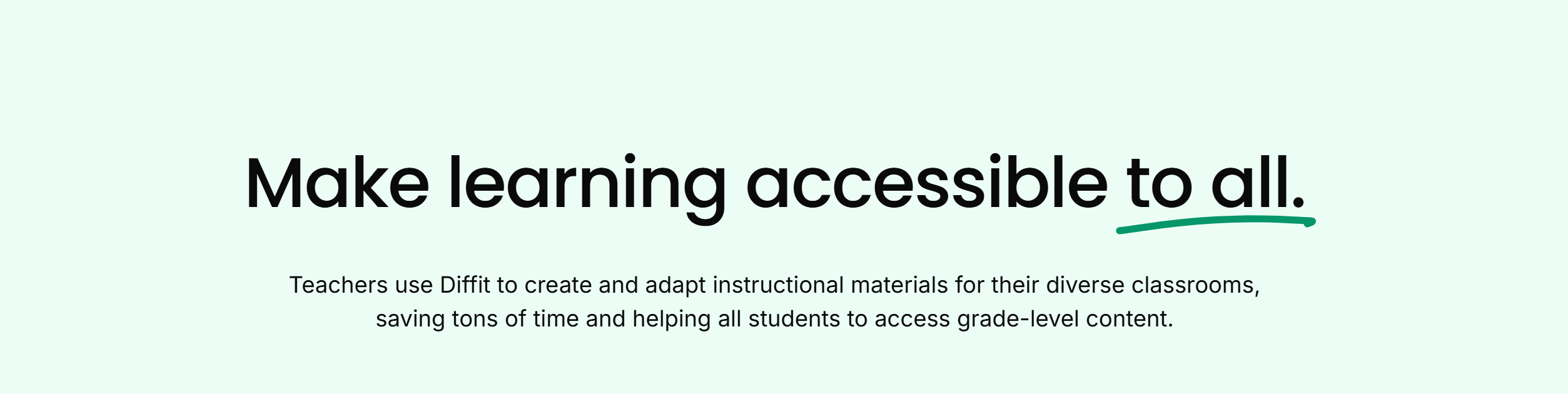 make learning accessible banner